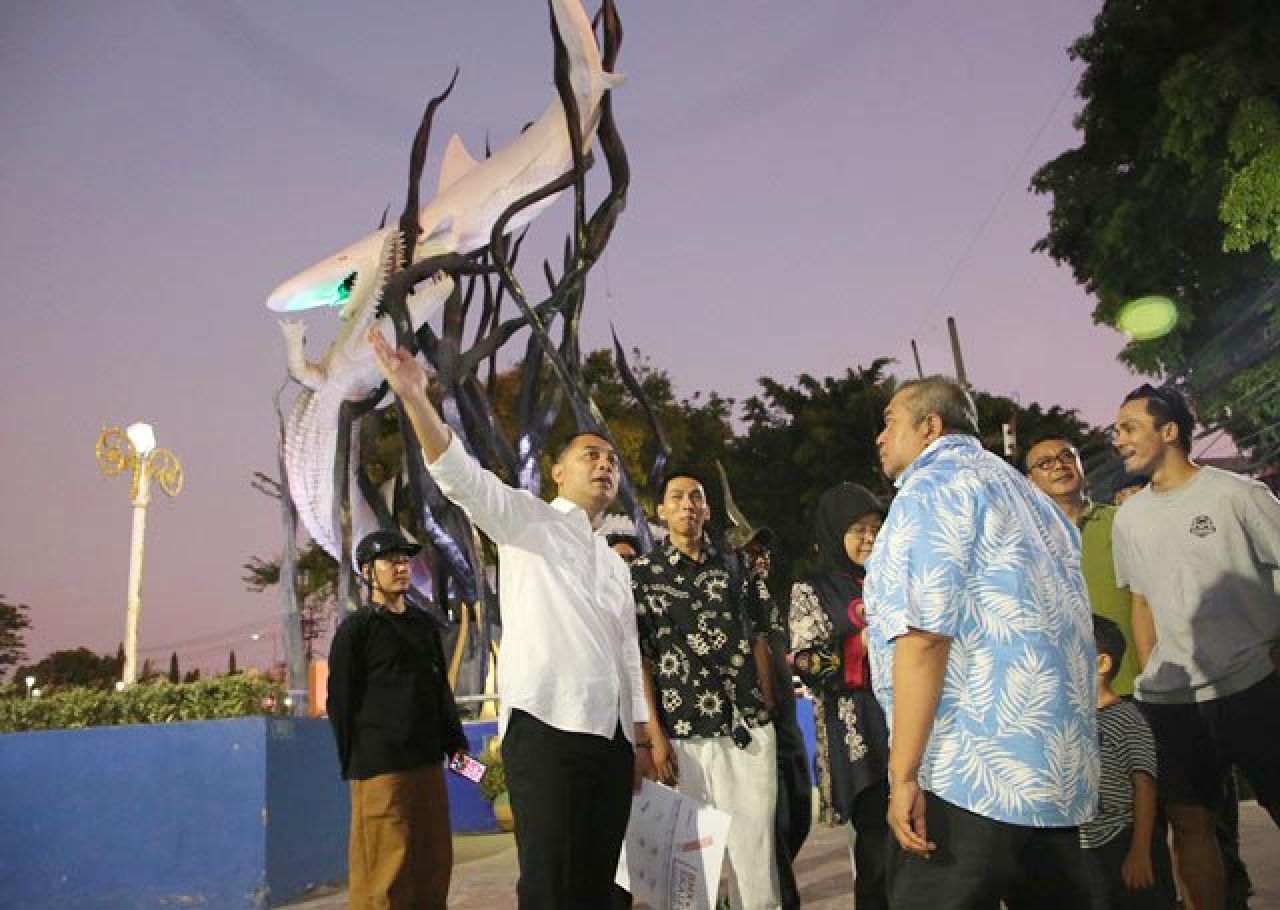 MENUJU KOTA DUNIA: Eri Cahyadi, infrastruktur mendukung Surabaya menuju kota dunia. | Foto: Barometerjatim.com/HPS