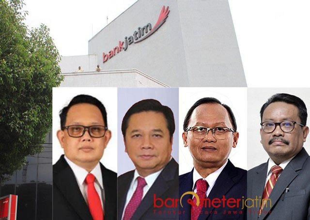 COPOT SEMUA: 4 komisaris Bank Jatim yang didesak dicopot buntut kasus kredit fiktif. | Foto: IST