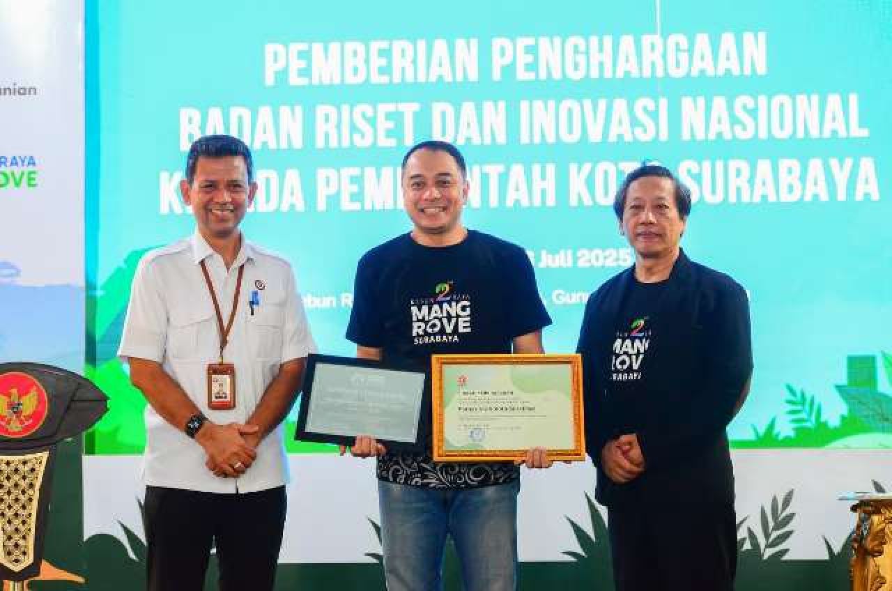 MOTIVASI: Eri Cahyadi, BRIN jadi motivasi Pemkot jaga dan kembangkan KRM. | Foto: Humas Pemkot Surabaya