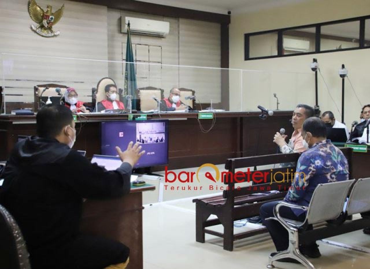 JADI SAKSI: Ikmal Putra saat jadi saksi dalam persidangan Sahat, 30 Mei 2023. | Foto: Barometerjatim.com/DOK
