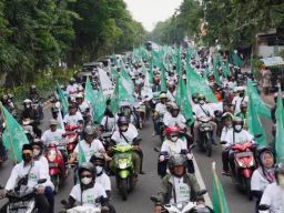 PKB Jatim Gelar Kirab Kebangsaan 1 Abad NU, 500 Kader Berkaus "Aku NU, Aku PKB"