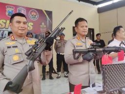 Polresta Sidoarjo Bongkar Sindikat Jual Beli Senjata Api, Khawatir Akan Dikirim ke Kelompok Separatis!