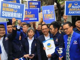 Daftarkan 120 Bacaleg ke KPU, Nasdem Targetkan Juara di Jatim!