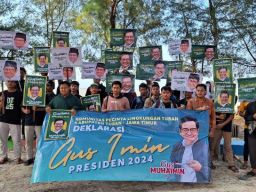 Deklarasi di Mangrove Center, Pemuda Pecinta Lingkungan Tuban Dukung Cak Imin Maju Capres 2024