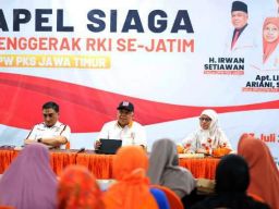 Ribuan Emak-emak PKS Jatim Apel Siaga di Hari Anak Nasional, Gaungkan Program Rumah Keluarga Indonesia