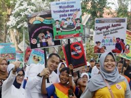 Kampanyekan Stop Kekerasan dan Pernikahan Dini di HAN 2023, Eri Cahyadi: Anak-anak Surabaya Harus Berani Bersuara!