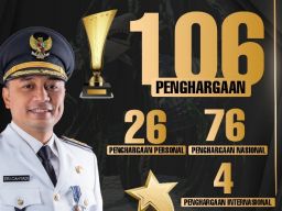 Jelang 3 Tahun Nakhodai Surabaya, Eri Cahyadi Kantongi 106 Penghargaan!
