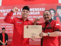 Eri Cahyadi-Armuji Dapat Rekom PDIP, Kader Banteng Incar Menang Tebal di Pilkada Surabaya!