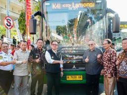 Bus Trans Jatim Koridor IV Diluncurkan, Pak Yes Harap Tingkatkan Ekonomi Lamongan