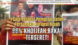 VIDEO Demo Korupsi Hibah: 1 Saja Pejabat Pemprov Jatim Tersangka, 99% Khofifah Bakal Terseret!