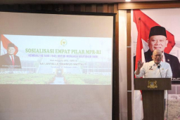 Mahasiswa Gencar Aksi Indonesia Gelap, LaNyalla Ajak Kembali ke Pancasila agar Terang!