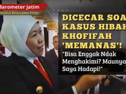 VIDEO: Dicecar soal Kasus Hibah dan Penggeledahan KPK, Khofifah Memanas!