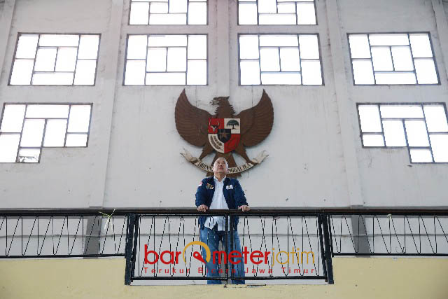 GELORAKAN OLAHRAGA: Maruli Hutagalung, dukung pengelolaan Gelora Pancasila sebagai pusat pengembangan olahraga berskala internasional. | Foto: Barometerjatim.com/NANTHA LINTANG