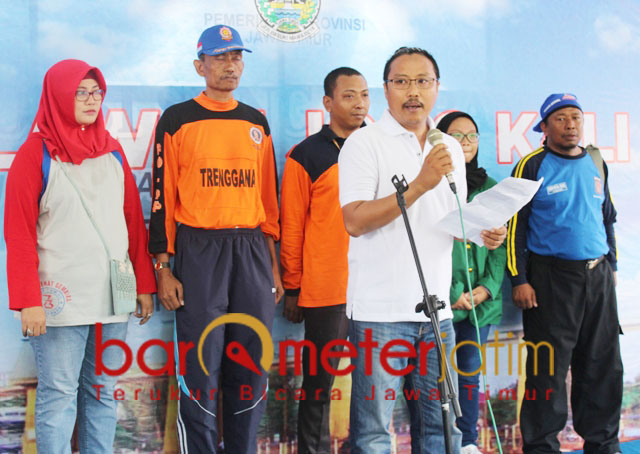 Relawan Jogo Kali apresiasi program Khofifah-Emil. | Foto: Barometerjatim.com/abdillah hr