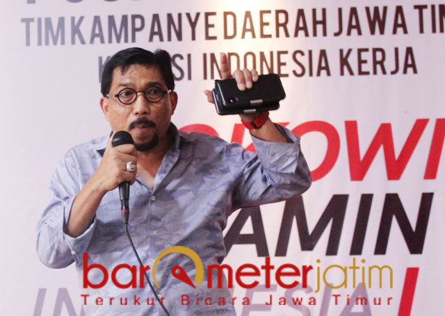 Ketua TKD Jatim, Machfud Arifin. Sandiaga tak ngefek di Jatim. | Foto: Barometerjatim.com/roy has