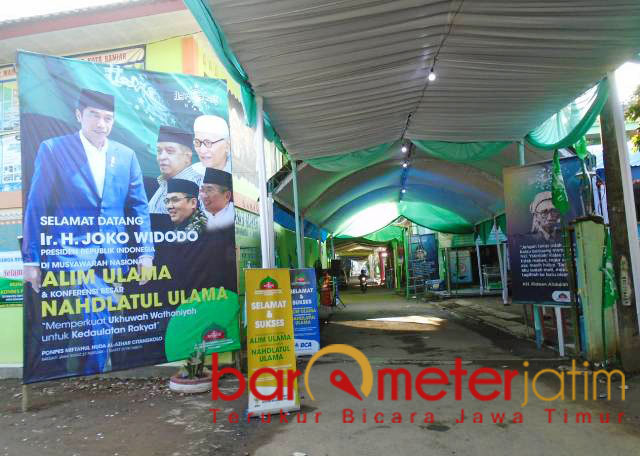Jelang pembukaan Munas Alim Ulama dan Konbes Nahdlatul Ulama. | Foto: Barometerjatim.com/syaiful khusnan