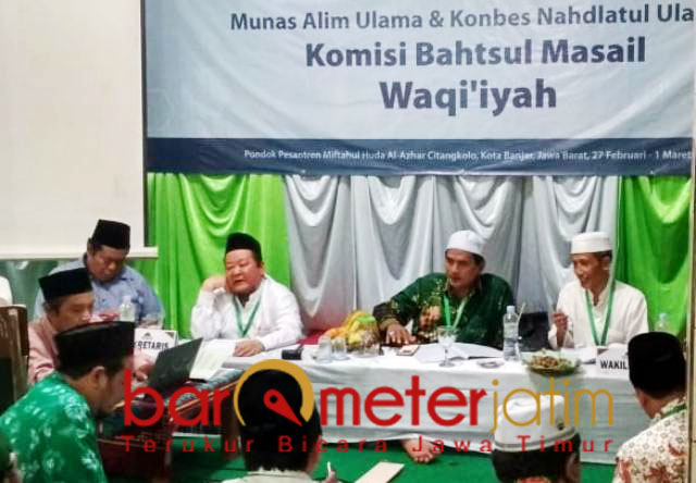 Komisi Bahtsul Masail Waqi'iyah, haram bisnis MLM. | Foto: Barometerjatim.com/syaiful kusnan