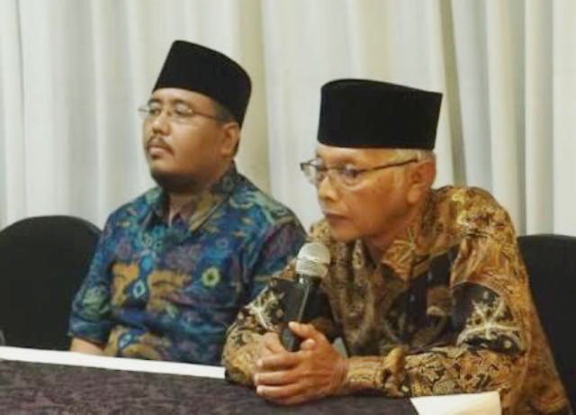 Sama-sama NU, beda pilihan di Pilpres. Anwar Sadad (kiri) dan KH Anwar Iskandar dalam satu kesempatan. | Foto: Ist