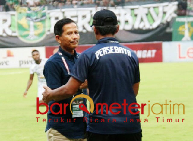 Djajang Nurdjaman, ukir prestasi pelatih jempolan di Piala Presiden. | Foto: Barometerjatim.com/dani iqbaal