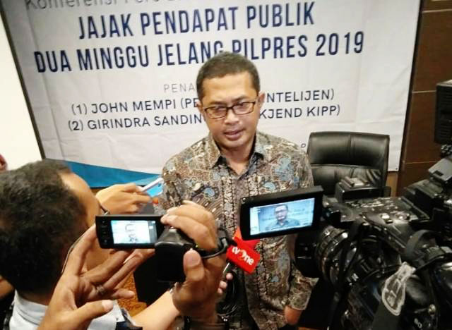 15 Hari Jelang Coblosan, Survei IDM: Prabowo Salip Jokowi