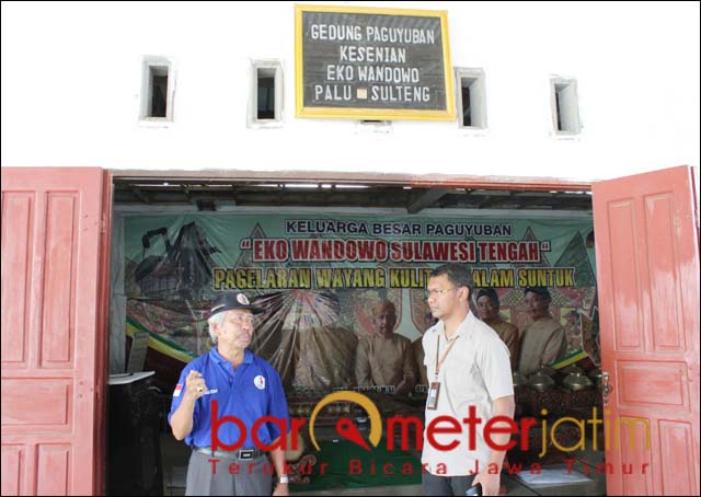 PAGUYUBAN ORANG JAWA: Hartono (kini) menerima tamu dari Pemprov Jatim. | Foto: Barometerjatim.com/ROY HS