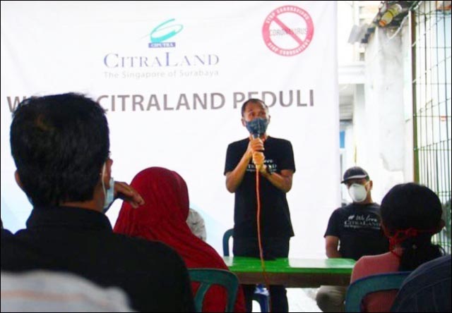 Lingkungan Terimbas Pandemi, Citraland Salurkan Donasi