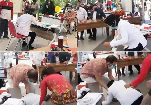 Pilih Bagi Masker, Khofifah Ogah Komentari Aksi Sujud Risma