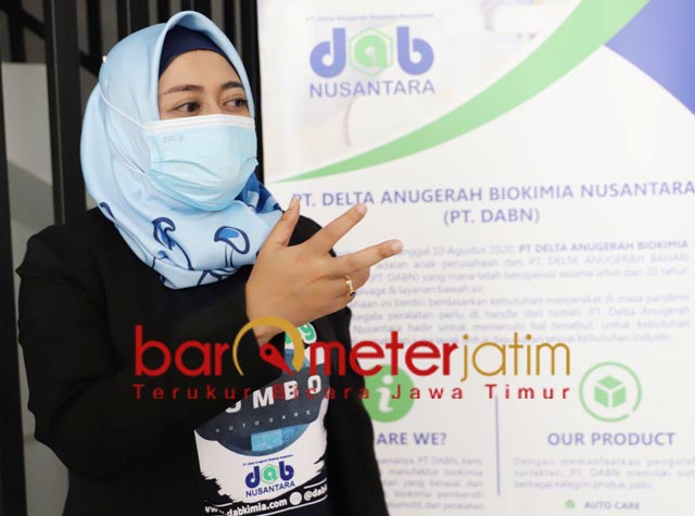 SDM INDONESIA: Esti Nalurani, SDM PT DABN seluruhnya anak-anak Indonesia. | Foto: Barometerjatim.com/ROY HS