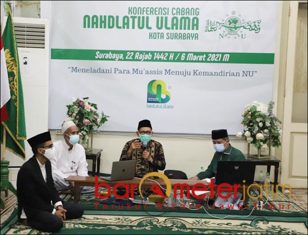 Aklamasi KH Muhibbin Zuhri Kembali Pimpin PCNU Surabaya