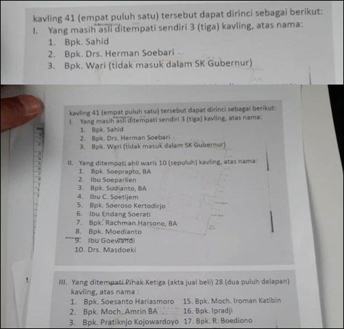 PIHAK KETIGA: 38 kavling aset Pemprov di Bakorwil Malang dikuasai pihak ketiga. | Foto: Barometerjatim.com/ROY HS