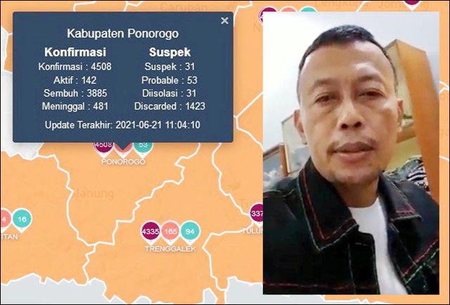 Positif Corona, Bupati Ponorogo dan Istri Jalani Isolasi Mandiri