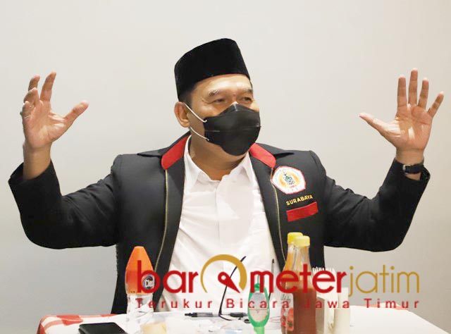 TIGA EMAS: Bambang Haryo, pesilat Surabaya siap persembahkan 3 medali emas untuk Jatim. | Foto: Barometerjatim.com/ROY HS