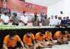 TANGKAPAN: Polrestabes Surabaya gelar tangkapan kasus peredaran narkoba. | Foto: Barometerjatim.com/IST
