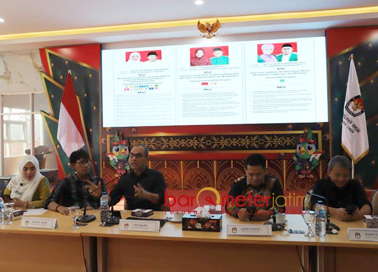 KPU Tetapkan Paslon, Undian Nomor Urut dan Kampanye Damai Pilgub Jatim, Ini Jadwalnya!