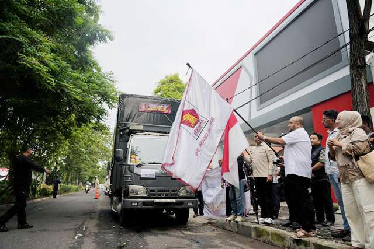 Peduli Korban Bencana Sumatra-Aceh, Gerindra Jatim Kirim Bantuan Rp 805 Juta!