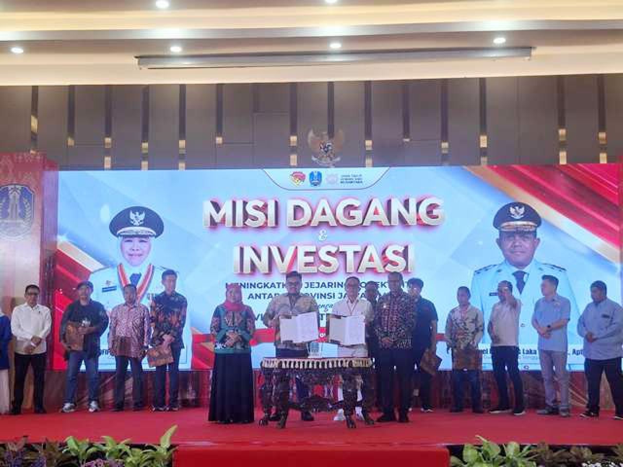 REKOR: Misi dagang dan investasi Jatim di NTT catat rekor transaksi Rp 1,88 triliun. | Foto: DKP Jatim